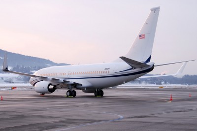BBJ N90R @ LSZB
