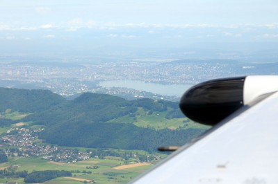 HB-FVI inflight