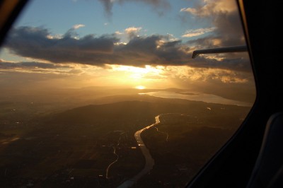 Sunset über der Aare