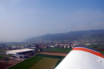 HB-HEZ departing Rwy 14 @ LSZB